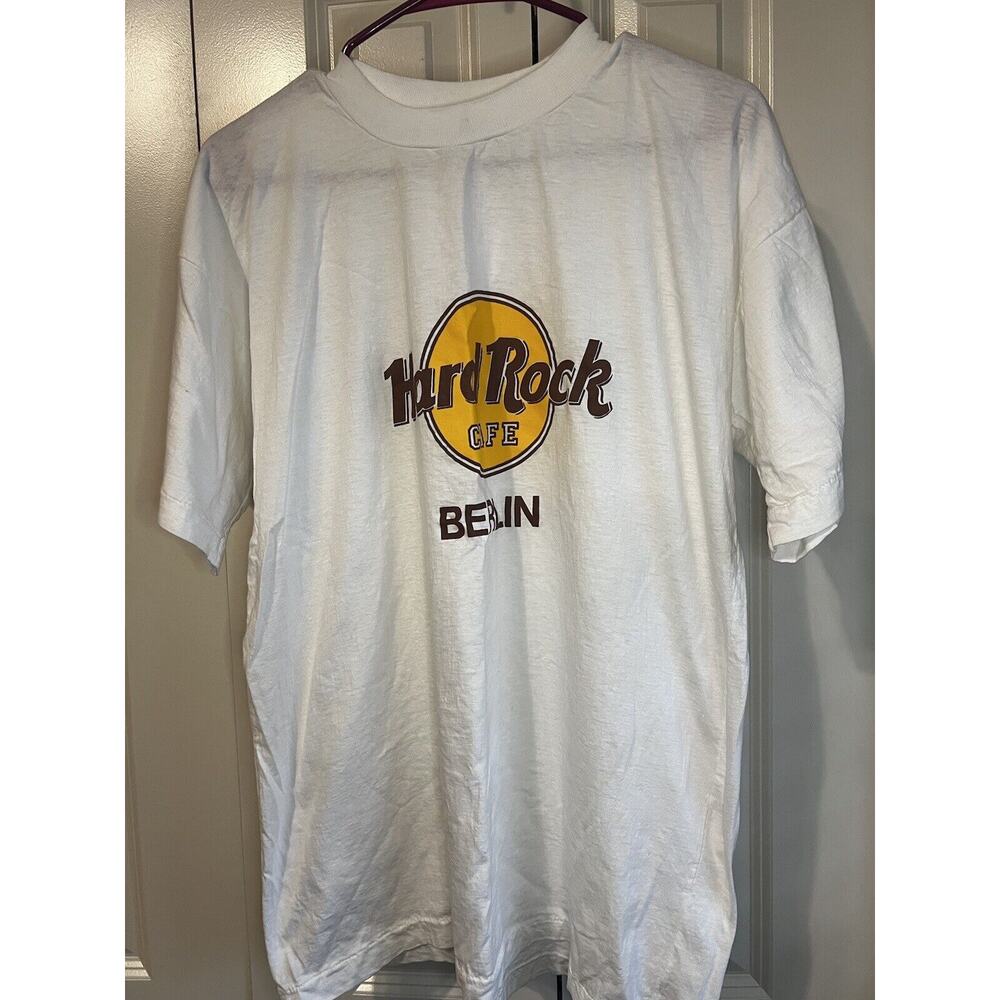 Vintage Hard Rock Cafe BERLIN T Shirt-- Size Large